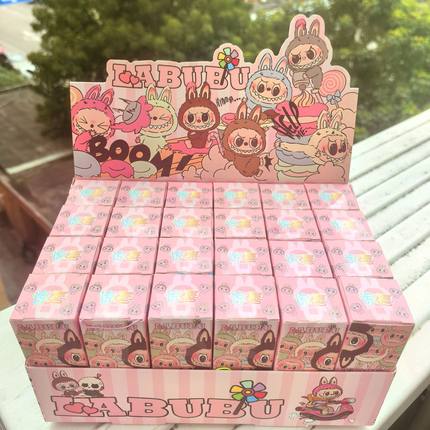 啦布布盲盒盲袋抽奖labubu毛绒公仔玩偶摆件挂件义乌抽奖限定周边