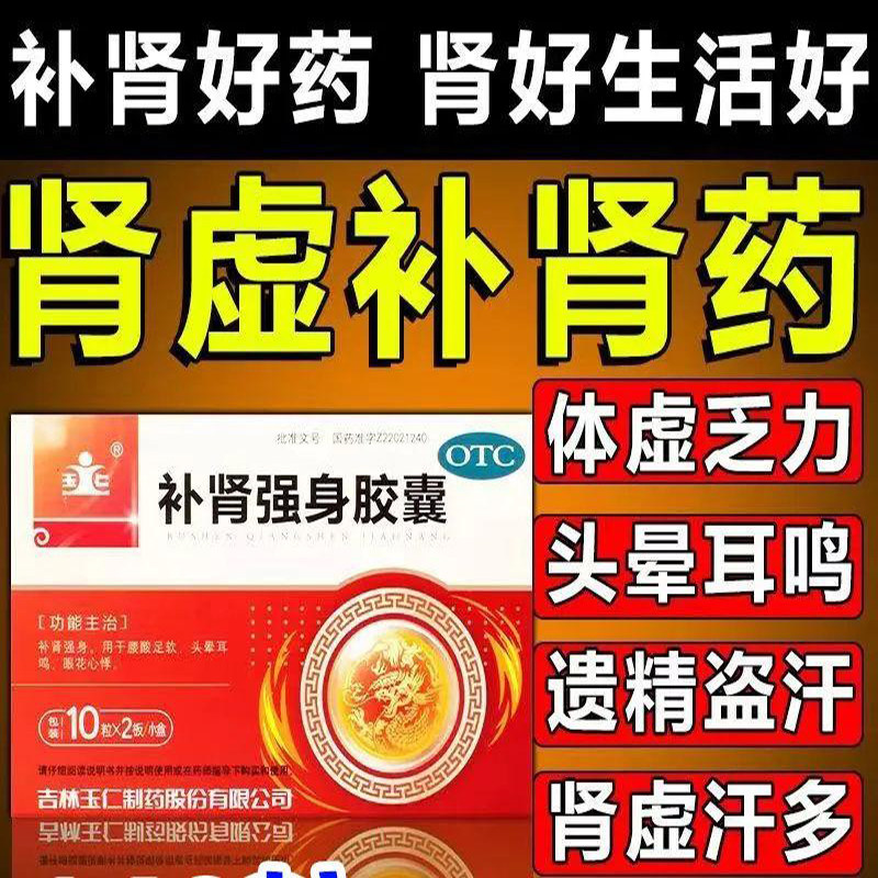 补肾益气胶囊正品非北京同仁堂男性补肾补气血男人固精强肾益强身