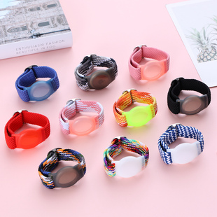 适用苹果AirTag保护套airtags链air防丢器tag定位壳钥匙扣环追踪器猫项圈挂绳硅胶宠物狗狗