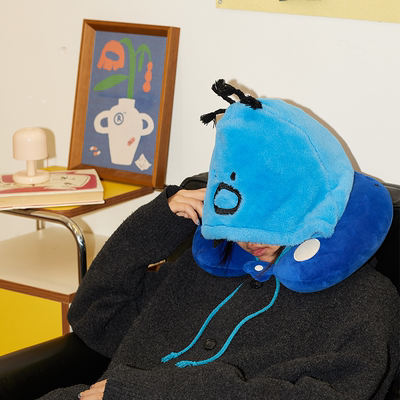 连帽U形护颈枕礼盒送礼