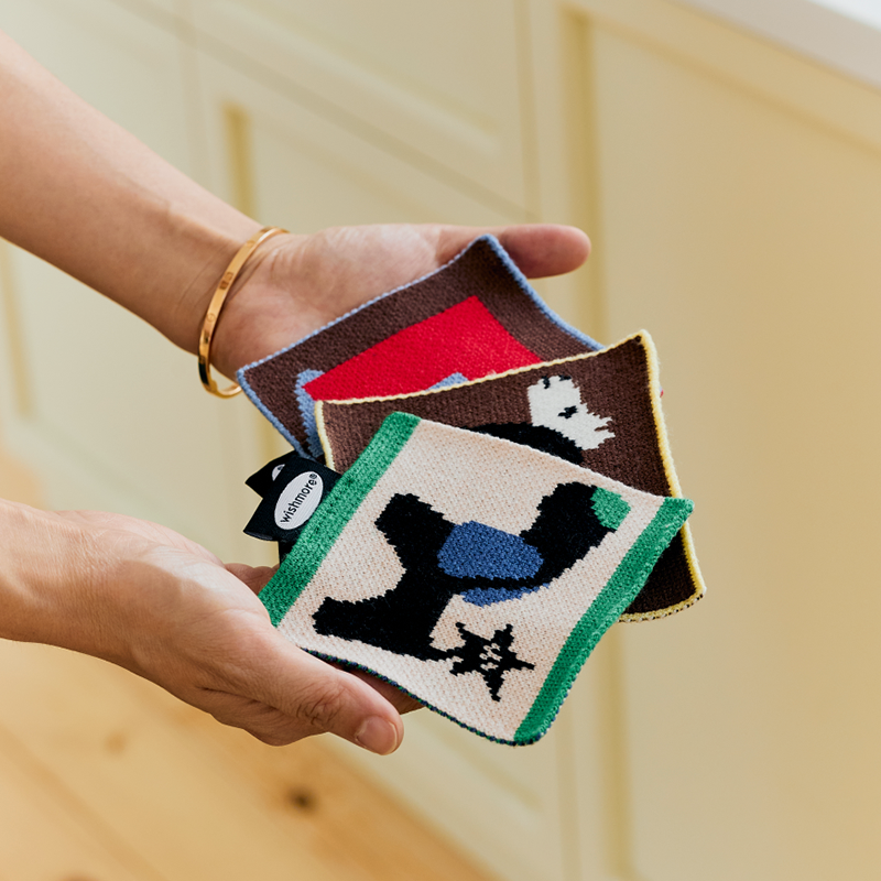 wishmore针织杯垫创意可爱餐垫防烫防滑装饰咖啡杯垫隔热七夕礼物