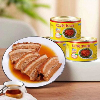 3罐装厦门古龙食品383g红烧肉