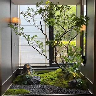 仿真绿植马醉木假树装饰酒店大厅橱窗假植物室内外景观造景摆件