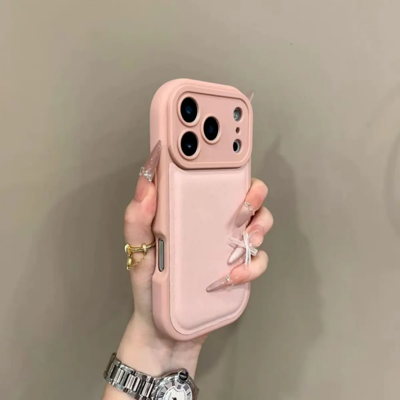 适用苹果16promax皮质手机壳