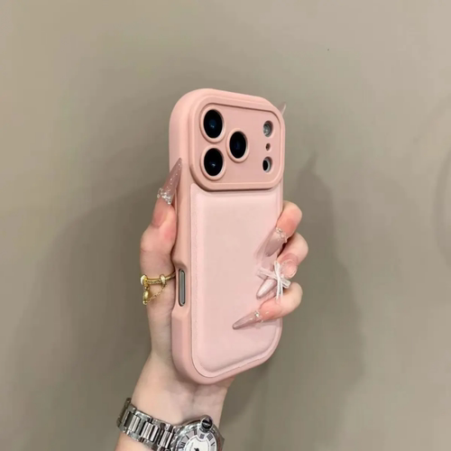 适用苹果16promax皮质手机壳