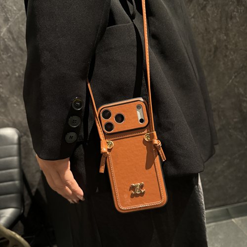 适用苹果16promax手机壳斜挎背带