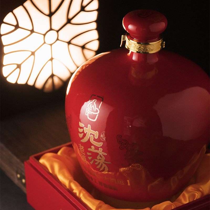 沈荡酿造 大鸿运礼盒装2.5L手工冬酿黄酒嘉兴特产2500ml*1坛