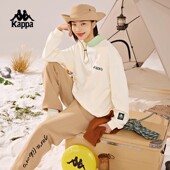 圆领字母外套 情侣男女运动卫衣休闲长袖 Kappa卡帕套头衫 2026新款