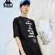 kappa卡帕2026夏季 男字母印花T恤休闲圆领运动半袖 新款 短袖