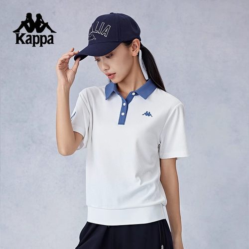 卡帕女款polo衫T恤休闲短袖宽松