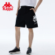 印花休闲阔腿五分裤 男街头短裤 新款 kappa卡帕运动短裤