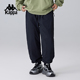 梭织运动长裤 潮流工装 裤 Kappa卡帕背靠背2026新款 休闲束脚裤 子男