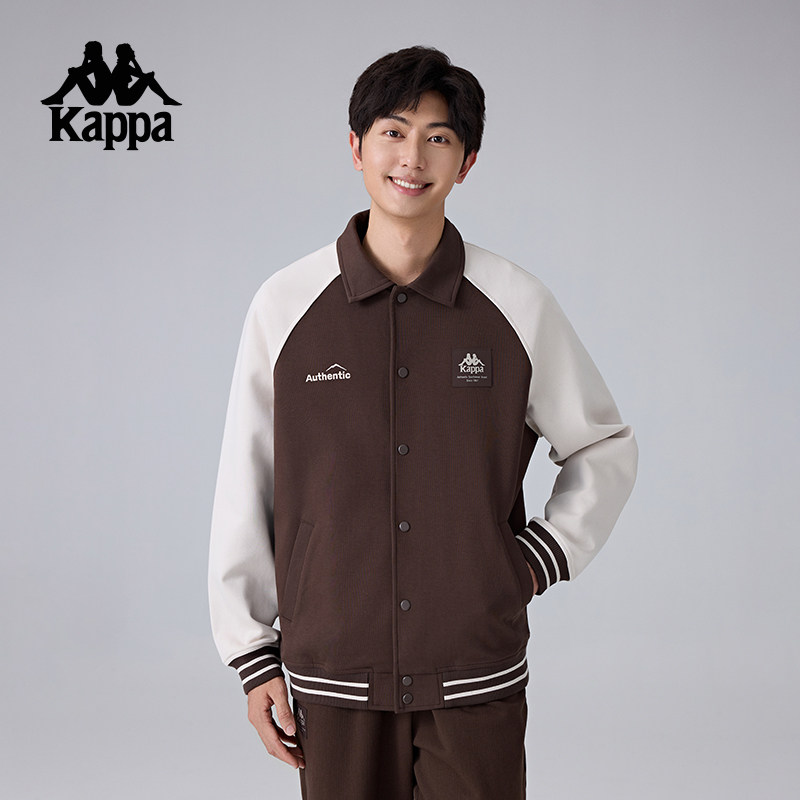 Kappa卡帕背靠背2026新款运动外套针织开衫卫衣男款翻领夹克上衣,运动服/休闲服装,运动茄克/外套,淘宝优惠券,粉丝福利购,淘宝优惠卷