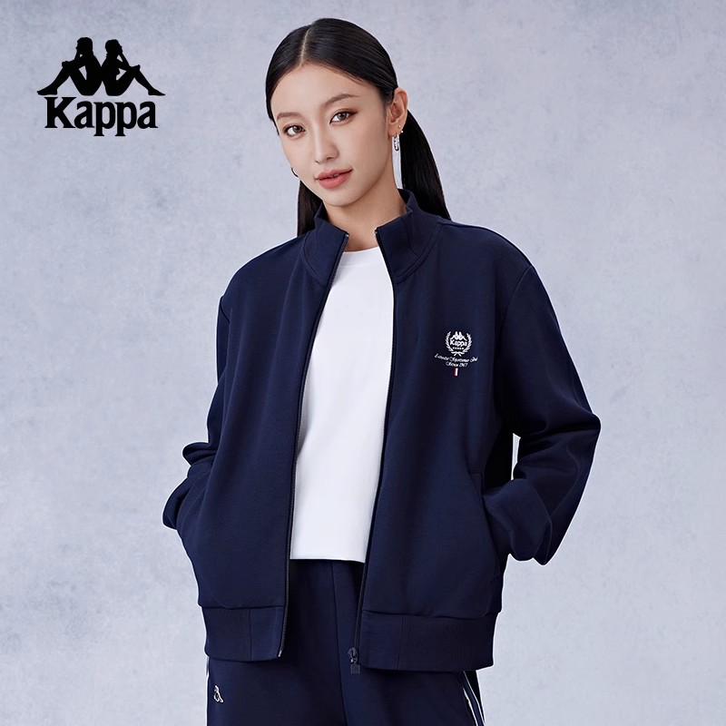 卡帕女款卫衣针织透气开衫外套