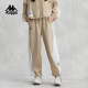 子休闲裤 复古宽松直筒裤 女 针织运动长裤 Kappa卡帕背靠背春秋新款
