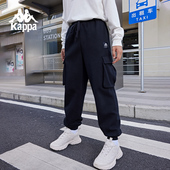 针织运动长裤 男裤 休闲工装 束脚卫裤 子 裤 Kappa卡帕背靠背2026新款