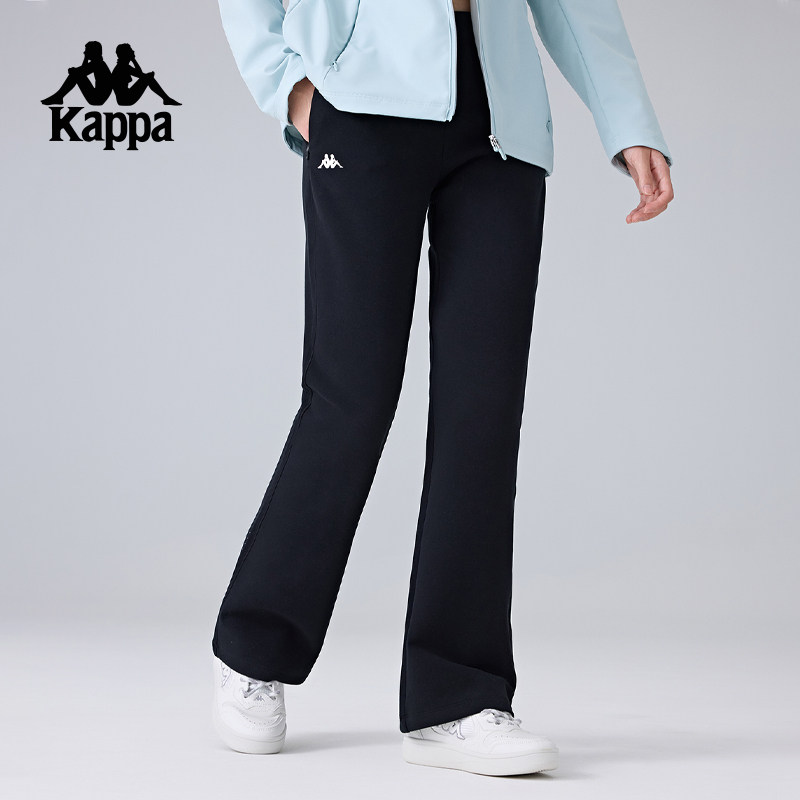 卡帕针织休闲长裤复古运动女款