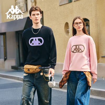 卡帕圆领情侣运动百搭卫衣