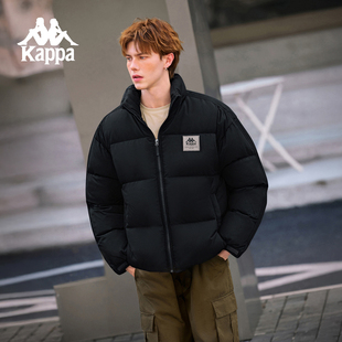 Kappa卡帕outlets背靠背羽绒服情侣男女冬短款 面包服户外防寒服