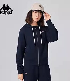 卡帕女士秋季纯棉运动针织外套