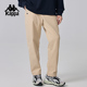 防泼水休闲裤 男裤 修身 校裤 子 弹力小脚裤 Kappa卡帕背靠背运动长裤