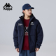 复古上衣保暖防风夹克外套 运动棉服男款 Kappa卡帕背靠背新款 冬季