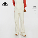 女小脚卫裤 直筒运动长裤 2026新款 Kappa卡帕背靠背复古针织休闲裤