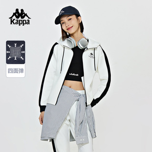 kappa卡帕背靠背2026新春秋款运动外套女拉链卫衣休闲女士上衣潮