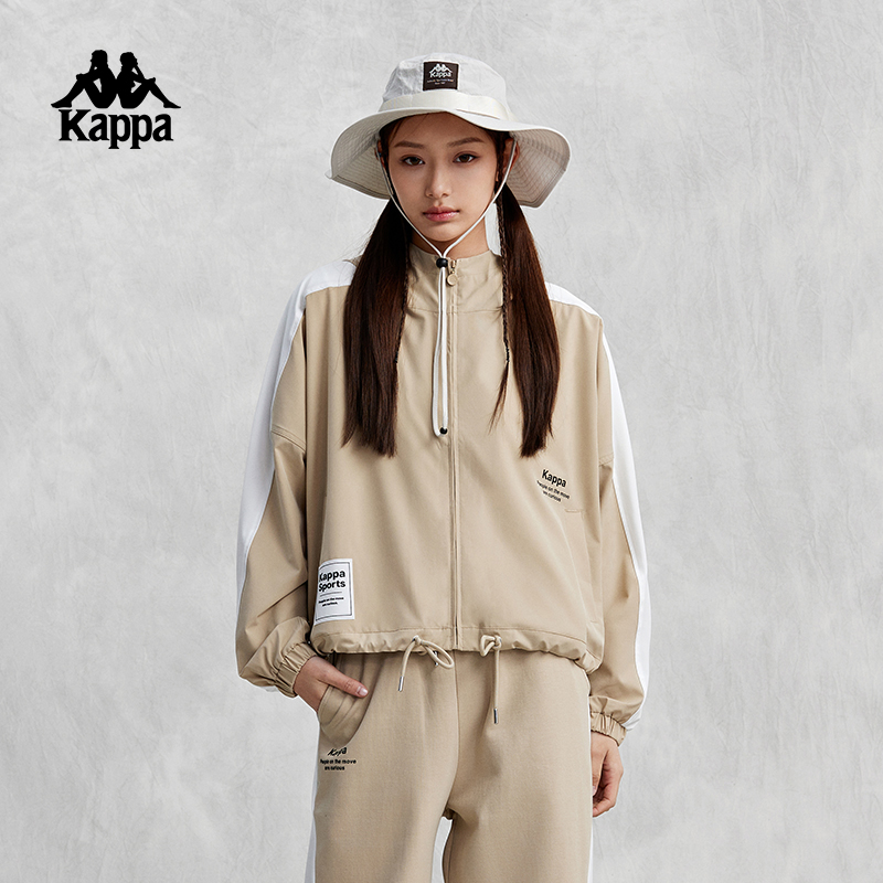 卡帕运动女款连帽防风衣