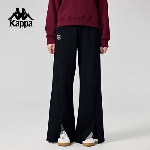 Kappa宽松女款阔腿运动裤
