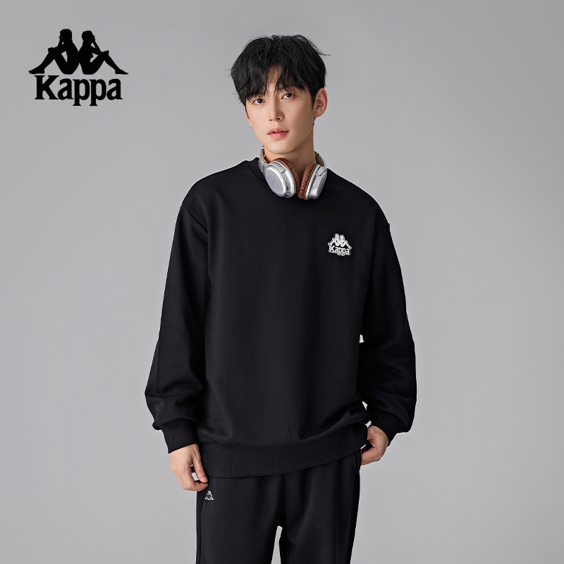 Kappa情侣同款圆领美式卫衣