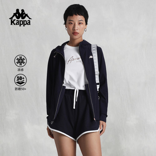 kappa卡帕运动女士连帽上衣外套