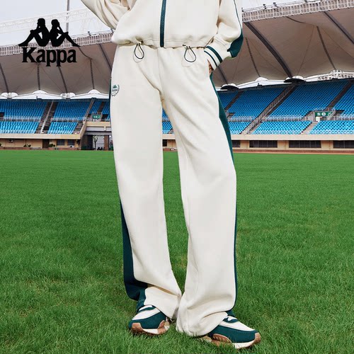 卡帕运动休闲宽松女款针织长裤