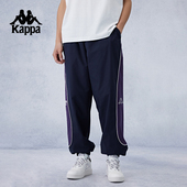 男款 2026新款 防泼水收口束脚裤 Kappa卡帕背靠背运动长裤 休闲裤 子
