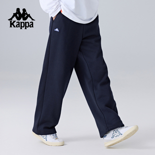 运动长裤 复古直筒裤 纯棉针织裤 休闲裤 子男款 Kappa卡帕背靠背新款