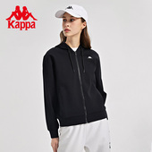 帽衫 外套针织开衫 K0C22MK02 女休闲长袖 Kappa卡帕运动卫衣2026款