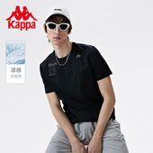 男轻薄透气运动T恤休闲圆领印花半袖 Kappa卡帕凉感短袖 2026新款 夏