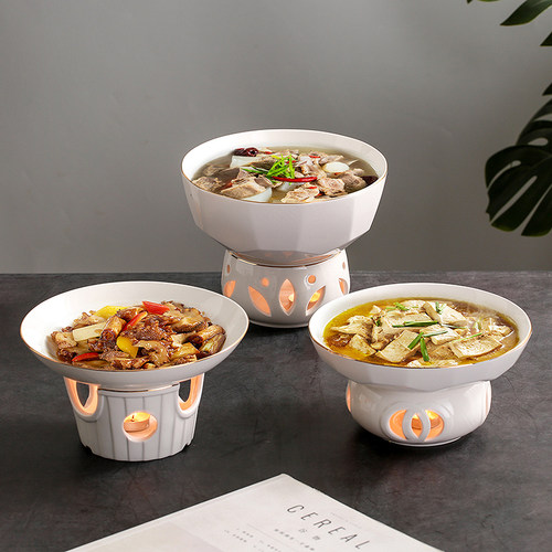 高典菜盘陶瓷圆形北欧