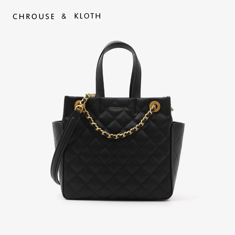 小ck菱格包包女包2020新款潮大容量网红单肩斜挎链条简约手提大包