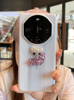 原装正品日本潮牌奢华水钻紫色狐狸适用华为Mate60RS非凡大师手机壳新款50保时捷40荣耀Magic5高端超薄时尚高