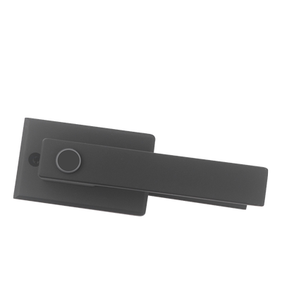 新款按压反锁单舌极窄玻璃门锁