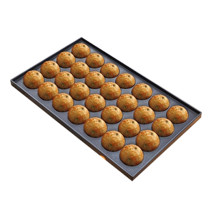 君凌章鱼小丸子机器商用网红多功能章鱼小丸子机 燃气鱼丸板