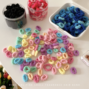 宝宝不伤发皮筋女扎头发绳 高弹力耐用儿童小号发圈头绳2024年新款