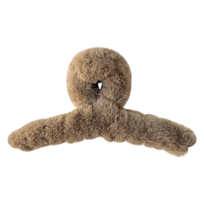 吉度毛绒抓夹高级日常后脑勺发卡