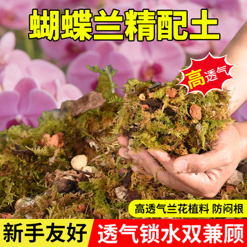 蝴蝶兰专用松鳞树皮水苔混合植料
