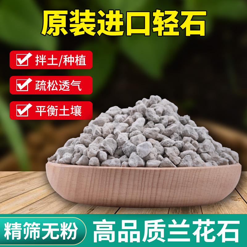 轻石颗粒浮石兰花铺面垫底