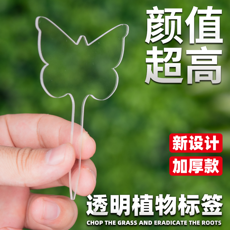 高透明款植物标签颜值超高