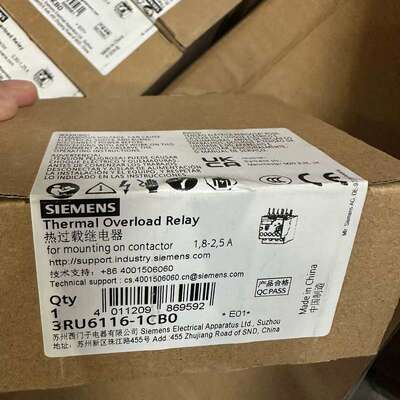 议价热过载继电器，型号3RU6116-1CB0可维修