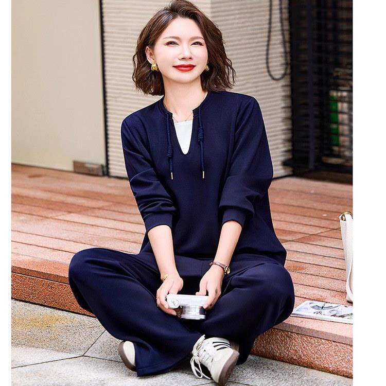 ROUMIKL休闲运动套装春秋爆款两件套女2025年秋季新款时尚入秋穿