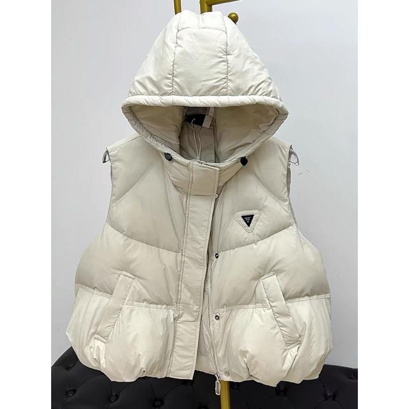 ROUMIKL欧货马甲女2025秋冬新款宽松显瘦短款马夹外套女潮